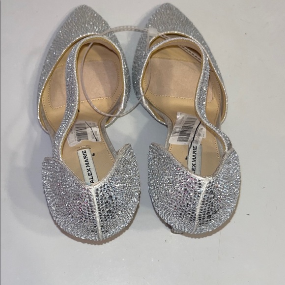 Alex Marie Sparkling Silver Heels - Picture 5 of 10